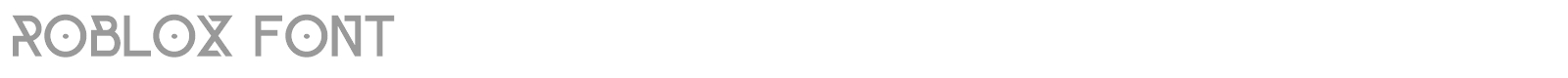 Roblox font preview